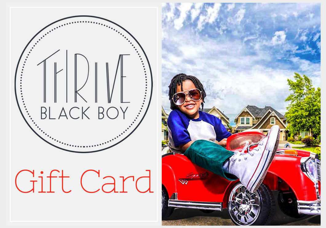 Thrive Black Boy Gift Card